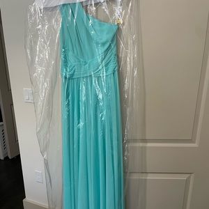 David bridal; bridesmaid dress